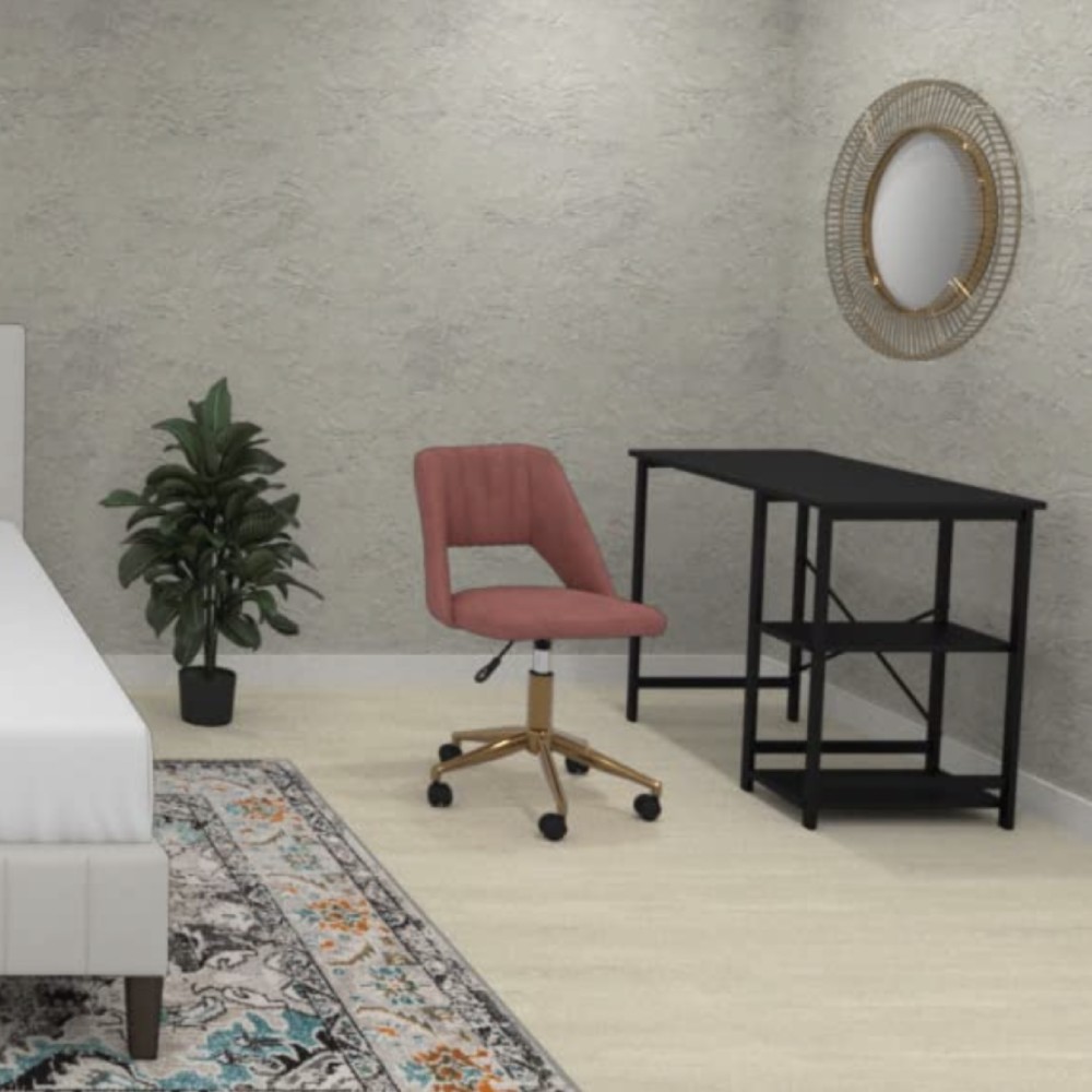 Home Office Computer Desk - Black: image 8