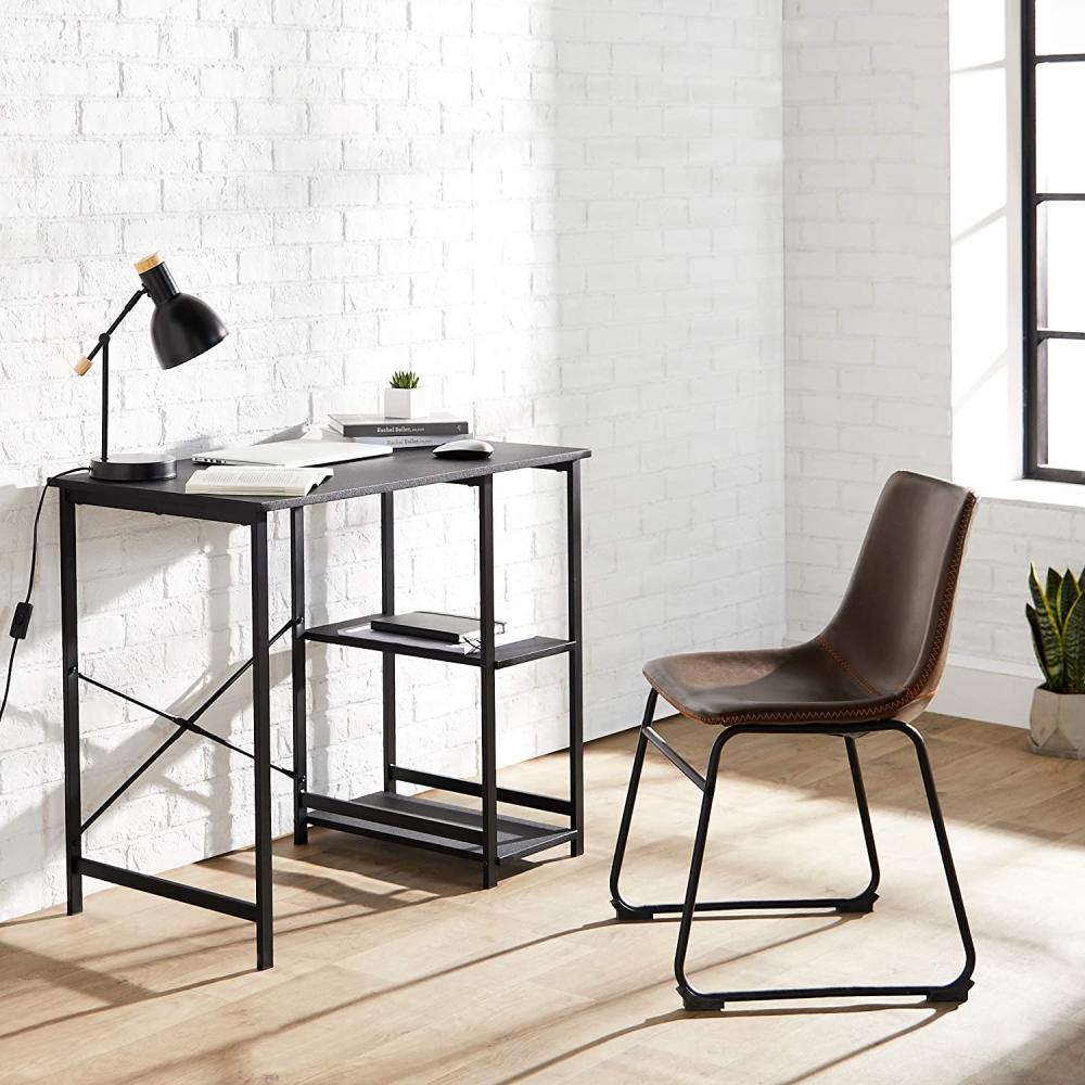 Home Office Computer Desk - Black: image 3