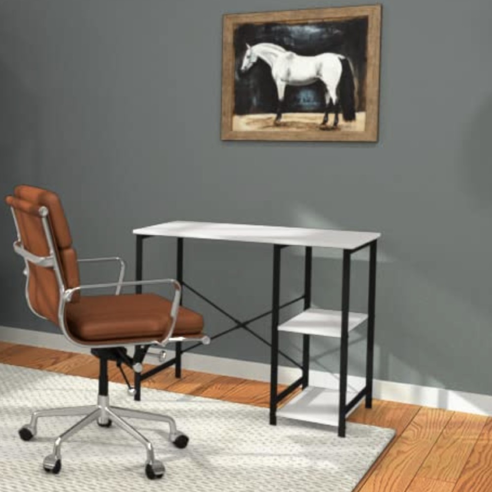Home Office Computer Desk - Black: image 9