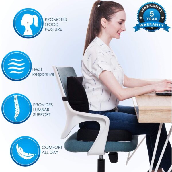 buy seat cushion lumbar support pillow for office chair online
